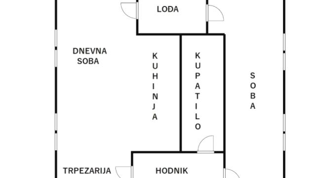 Stan, Jednoiposoban, Prodaja, 44m2, Kluz, Zvezdara, Ruže Jovanović