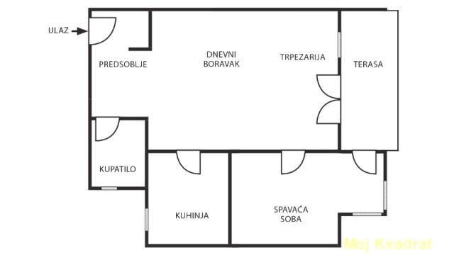 Stan, Dvosoban, Prodaja, 62m2, Hram svetog Save, Vračar, Internacionalnih brigada