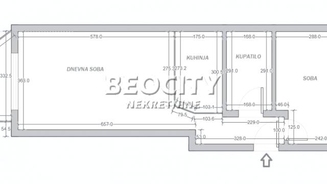 Stan, Dvosoban, Prodaja, 50m2, Lekino brdo, Voždovac, Gospodara Vučića