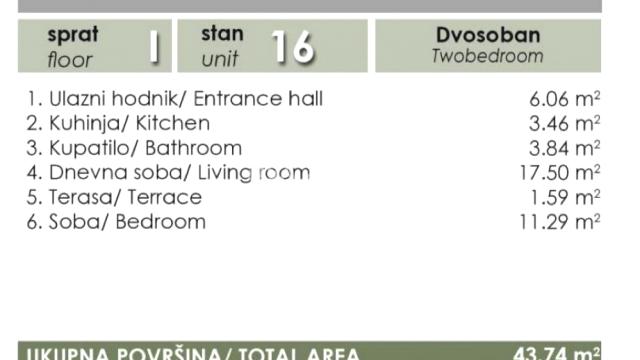 Stan, Dvosoban, Prodaja, 44m2, Podbara, Novi Sad, Novi Sad