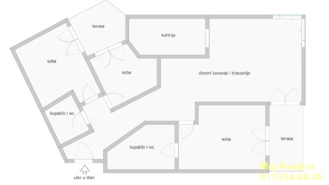 Stan, četvorosoban, Prodaja, 92m2, Novi Banovci, Okolno mesto, Beogradska