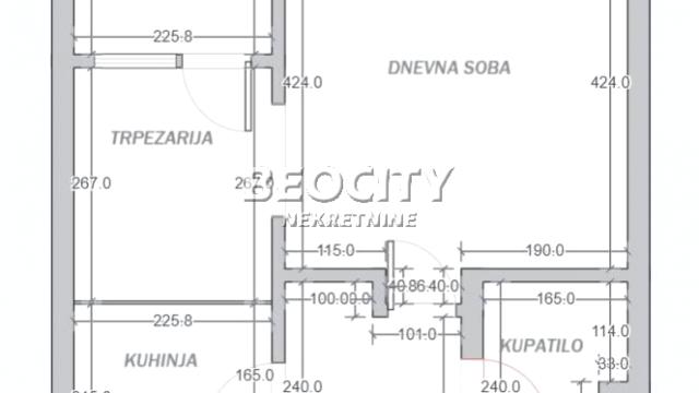 Stan, Jednosoban, Prodaja, 40m2, Mirijevo, Zvezdara, Grge Jankesa