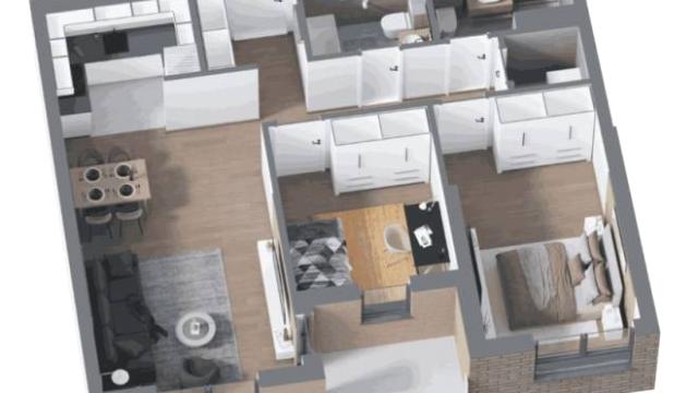 Stan, Trosoban, Prodaja, 76m2, Nemanjin grad