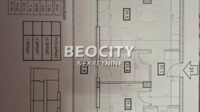 Stan, Dvoiposoban, Prodaja, 67m2, Bežanijska kosa 3, Novi Beograd, Vojvođanska