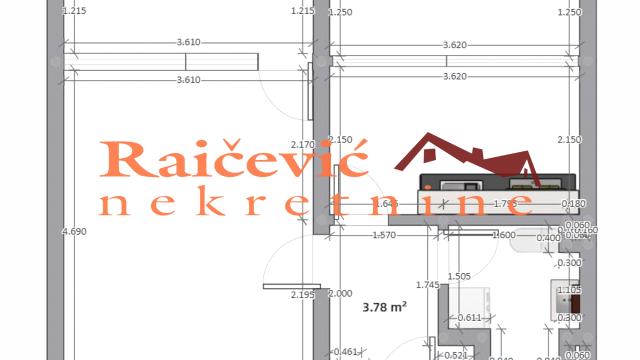 Stan, Jednosoban, Prodaja, 41m2, Blok 45 (TC Enjub), Novi Beograd, Dr Ivana Ribara