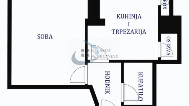 Stan, Jednosoban, Prodaja, 36m2, Centar, Savski venac, Karađorđeva