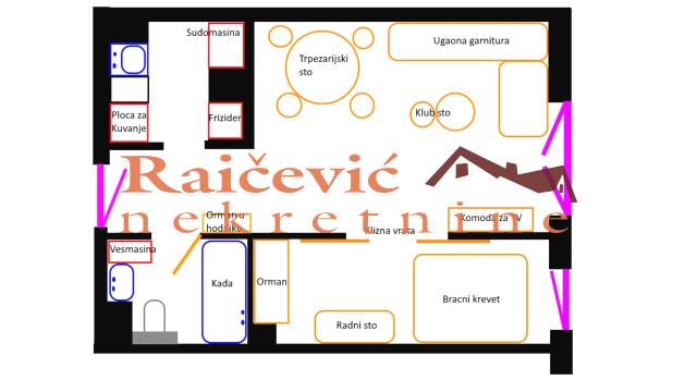 Stan, Jednoiposoban, Prodaja, 34m2, Donji grad, Zemun, Petra Kocica