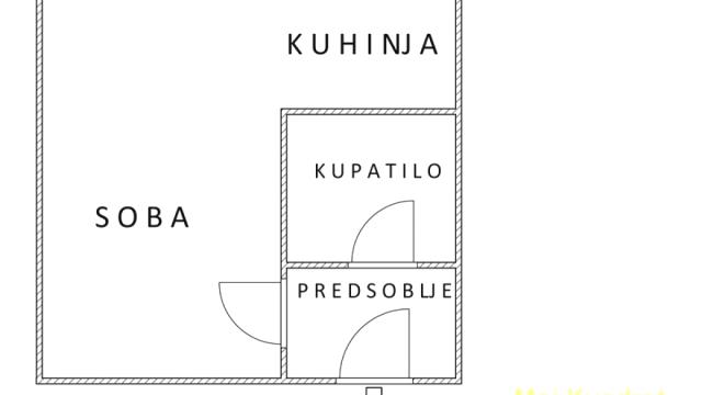 Stan, Garsonjera, Prodaja, 27m2, Karaburma, Palilula, Salvadora Aljendea