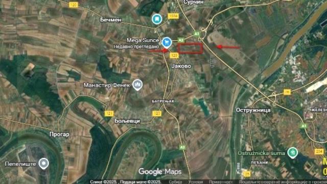 Plac, Prodaja, m2, Jakovo, Surčin, Beograd