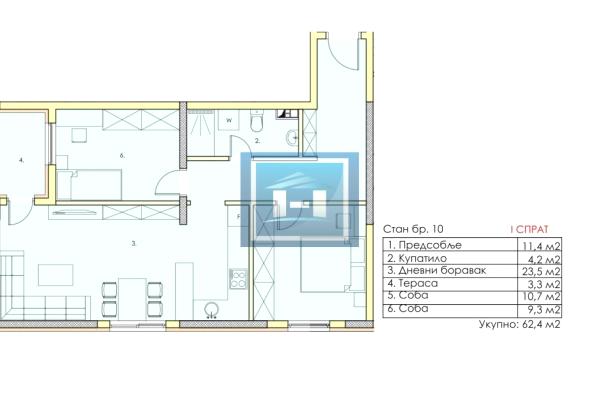 prodaja, stanova,
centar-grad-jagodina, 982825, trosoban