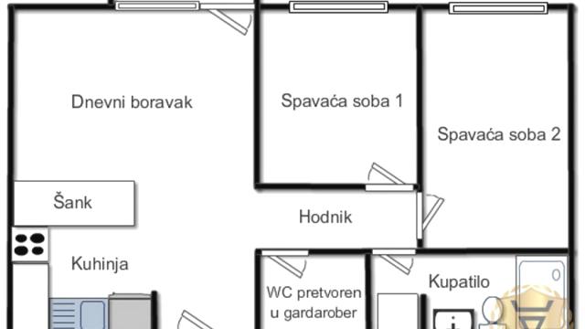 Stan, Dvoiposoban, Izdavanje, 75m2, Saobraćajni fakultet, Voždovac, Otokara Keršovanija