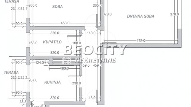 Stan, Dvosoban, Prodaja, 53m2, Paviljoni, Novi Beograd, Luja Adamiča