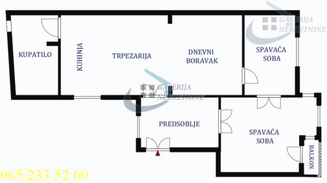 Stan, Trosoban, Prodaja, 86m2, Krunska, Vračar, Resavska