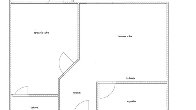 Stan, Dvosoban, Prodaja, 38m2, Dorćol, Stari grad, Žorža Klemansoa