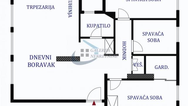 Stan, Dvoiposoban, Prodaja, 74m2, Crveni krst, Vračar, Kajmakčalanska