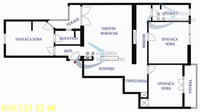 Stan, četvorosoban, Prodaja, 105m2, Krunska, Vračar, Kumanovska