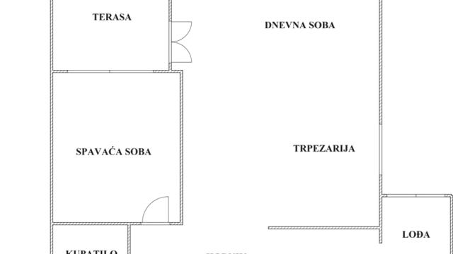 Stan, Dvosoban, Prodaja, 59m2, Cerak vinogradi, Čukarica, Breza