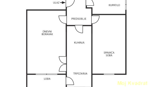 Stan, Dvosoban, Prodaja, 59m2, Batajnica, Zemun, Svetog Serafima Saravskog