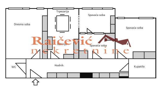 Stan, Dvoiposoban, Prodaja, 70m2, Blok 23, Novi Beograd, Milutina Milankovica