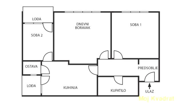 Stan, Dvoiposoban, Prodaja, 60m2, Lion, Zvezdara, Gvozdićeva
