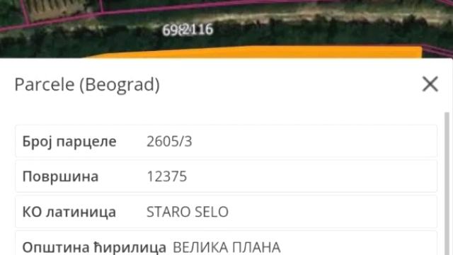 Plac, Prodaja, m2, Staro Selo, Okolno mesto, Staro Selo