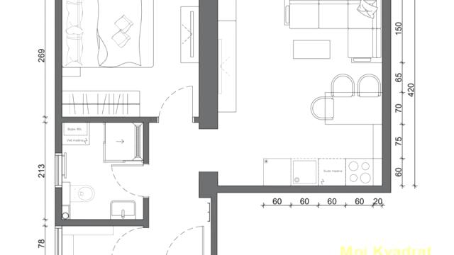 Stan, Dvosoban, Prodaja, 32m2, Lekino brdo, Voždovac, Debarska