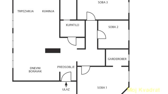Stan, Troiposoban, Prodaja, 74m2, Crveni krst, Vračar, Kajmakčalanska
