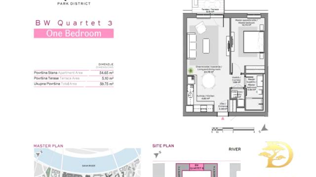 Stan, Dvosoban, Prodaja, 60m2, Hercegovačka