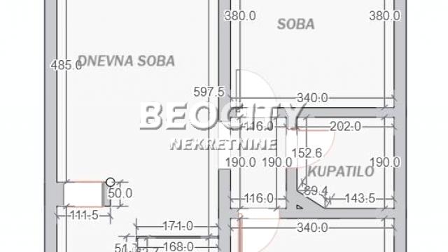 Stan, Trosoban, Prodaja, 62m2, Hotel Jugoslavija, Novi Beograd, Klare Cetkin