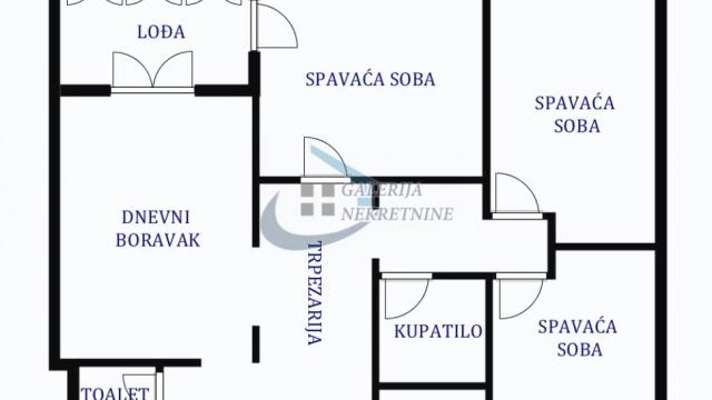 Stan, Troiposoban, Prodaja, 84m2, Bežanijska kosa 2, Novi Beograd, Marka Čelebonovića