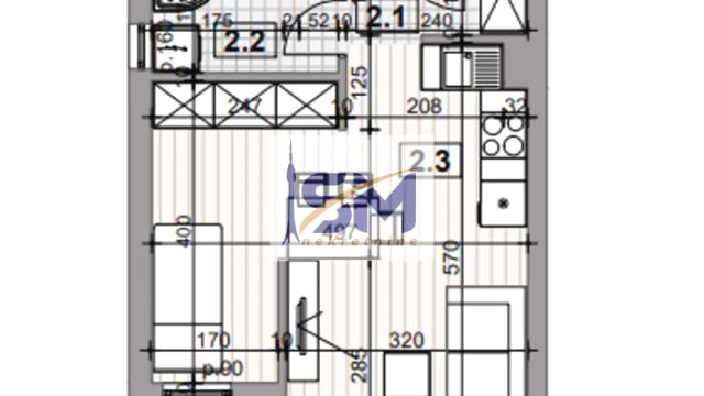 Stan, Dvosoban, Prodaja, 34m2, Žarkovo, Čukarica, Trgovačka