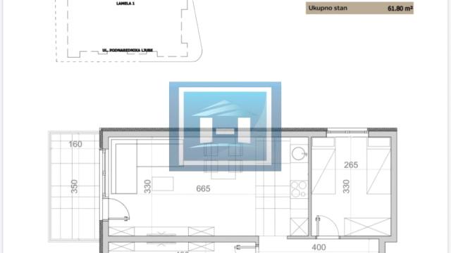 Stan, Dvosoban, Prodaja, 62m2, Centar, Gradska lokacija, Jagodina