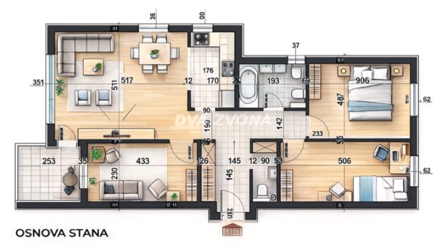 Stan, četvorosoban, Prodaja, 79m2, Telep severni, Novi Sad, Novi Sad