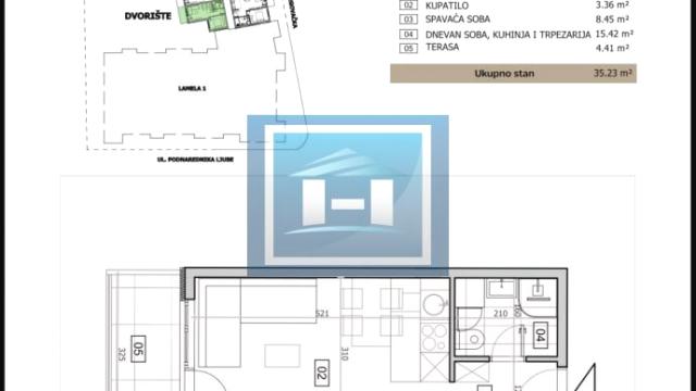 Stan, Jednosoban, Prodaja, 35m2, Centar, Gradska lokacija, Jagodina