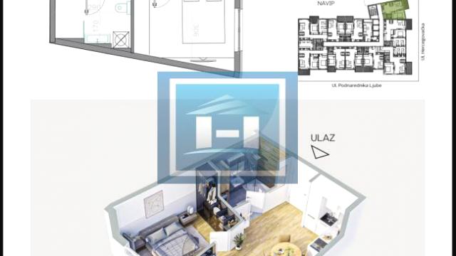 Stan, Jednosoban, Prodaja, 42m2, Centar, Gradska lokacija, Jagodina