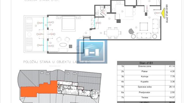 Stan, Dvosoban, Prodaja, 100m2, Vašarište, Gradska lokacija, Jagodina