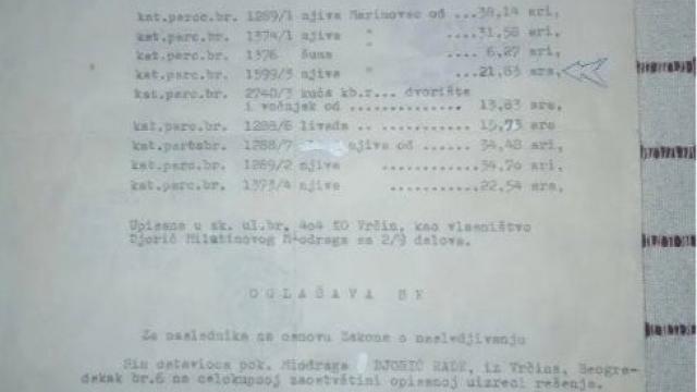 Plac, Prodaja, m2, Vrčin, Grocka, Marinovac