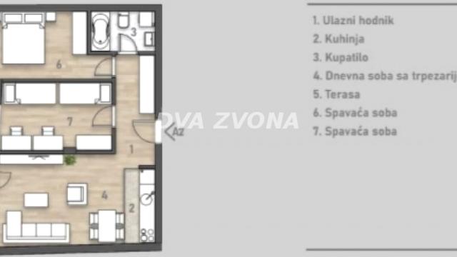 Stan, Trosoban, Prodaja, 62m2, Centar, Novi Sad, Novi Sad