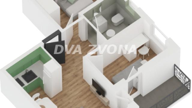 Stan, Dvoiposoban, Prodaja, 42m2, Adice, Novi Sad, Novi Sad