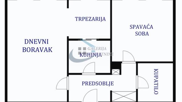 Stan, Dvosoban, Prodaja, 56m2, Blok 67 (Belvil), Novi Beograd, Jurija Gagarina