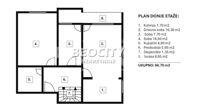 Stan, Petosoban, Prodaja, 136m2, Karaburma, Palilula, Dr Nika Miljanića