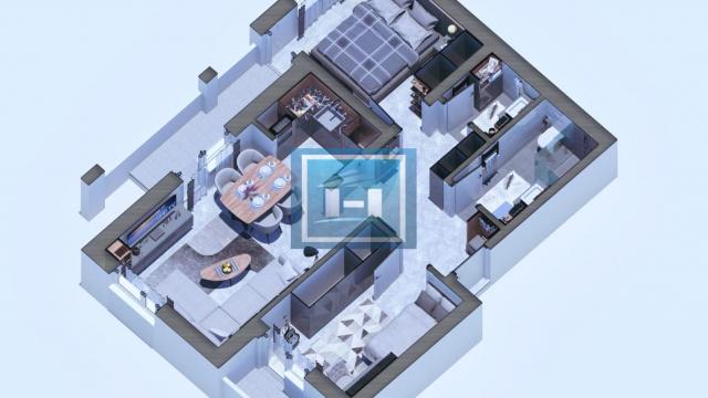 Stan, Dvosoban, Prodaja, 63m2, Centar, Gradska lokacija, Ćuprija