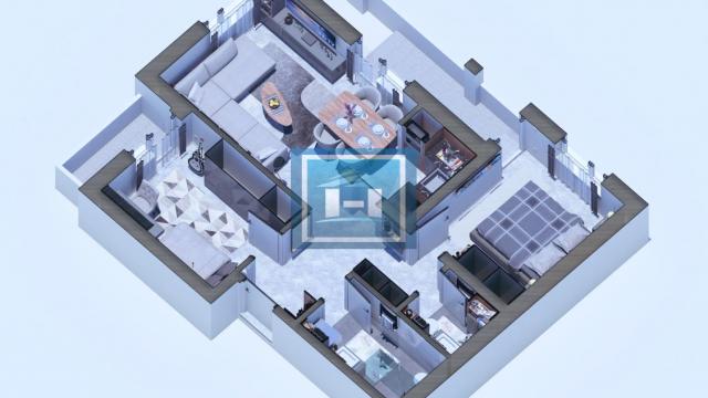 Stan, Dvosoban, Prodaja, 63m2, Centar, Gradska lokacija, Ćuprija