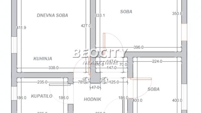 Stan, Dvoiposoban, Prodaja, 46m2, Gornji grad, Zemun, Krajiška