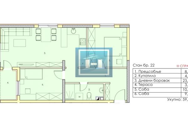 prodaja, stanova,
centar-grad-jagodina, 1022888, dvoiposoban
