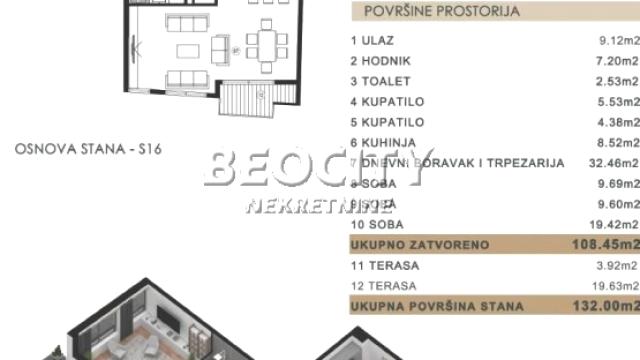 Stan, četvorosoban, Prodaja, 132m2, Kalenić pijaca, Vračar, Vračar, Kalenić pijaca, , 4.0, 132m2