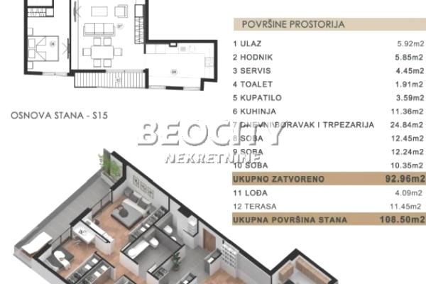 prodaja, stanova,
kalenic-pijaca-vracar-beograd, 1023262, cetvorosoban