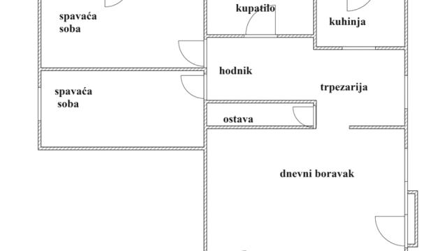 Stan, Dvoiposoban, Prodaja, 65m2, Repište, Čukarica, Repiška
