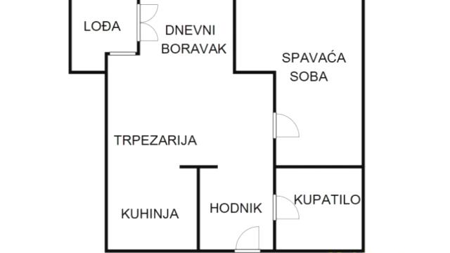 Stan, Jednoiposoban, Prodaja, 43m2, Blok 72, Novi Beograd, Mileve Marić Ajnštajn