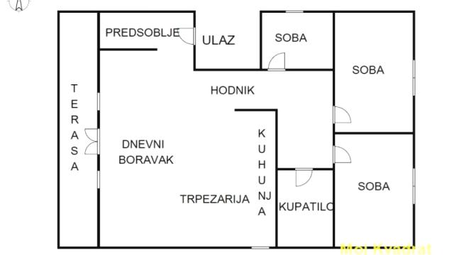 Stan, četvorosoban, Prodaja, 77m2, Borča, Palilula, Stevana Tucovića